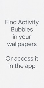 Activity Bubbles