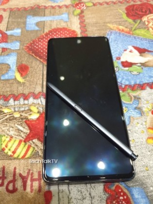 Samsung Galaxy Note10 Lite leaked live images
