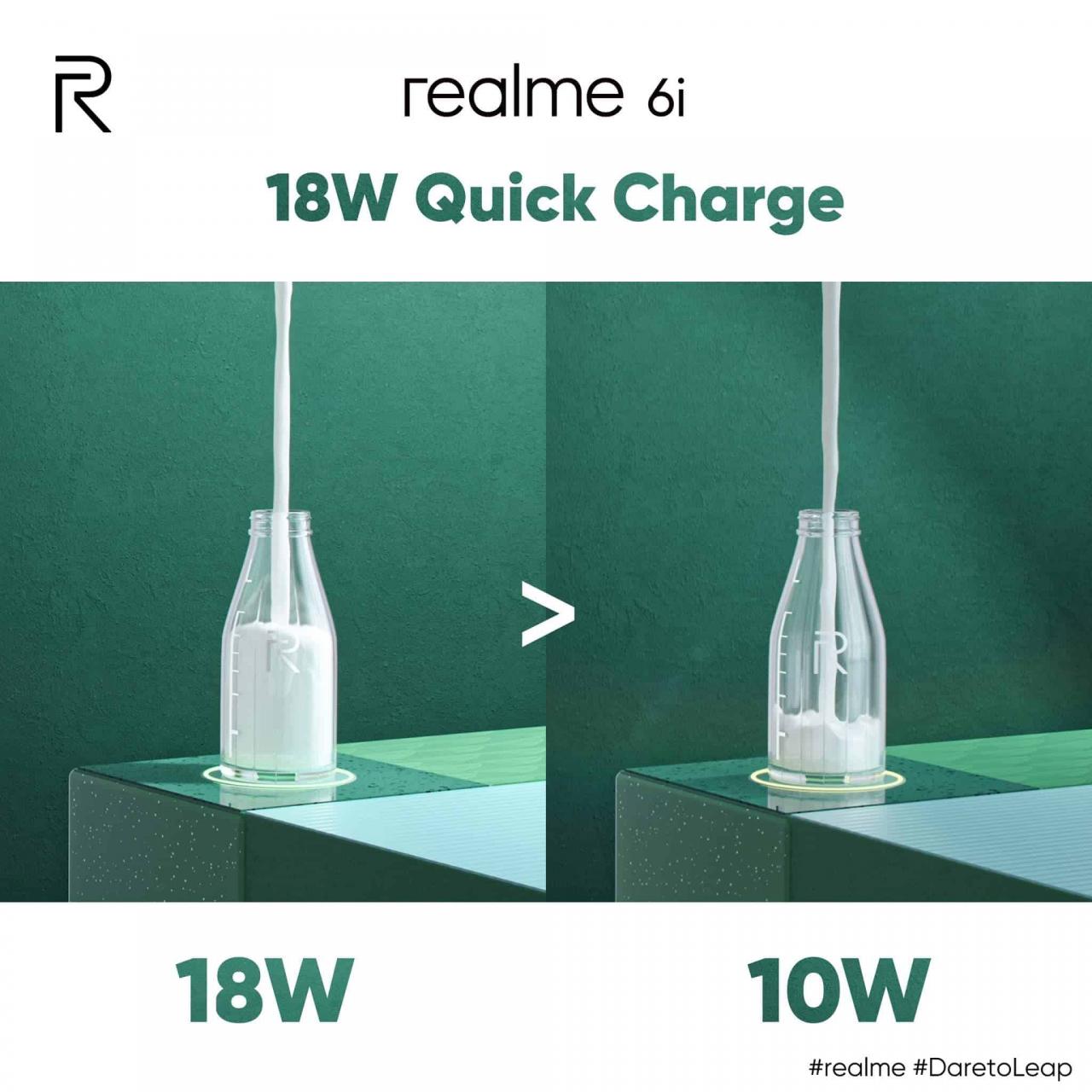 realme 6i quick charge