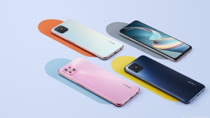 Oppo A92s appears in official renders, revealing design and color options