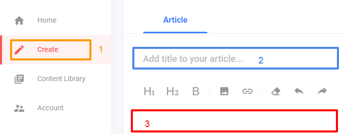 how to create your first article on opera news hub
