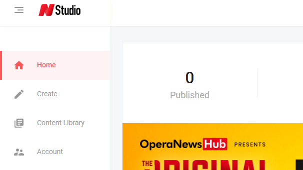 opera news hub dashboard