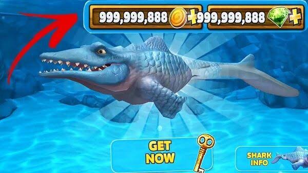 Hungry shark world mod apk hack unlimited money and gems