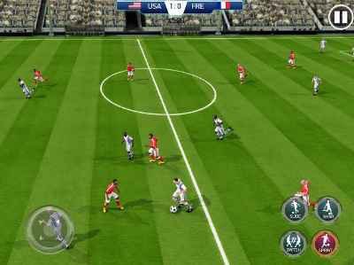 Soccer cup gameplay