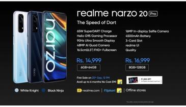 Realme Officially Announces the Narzo 20, Narzo 20A, and Narzo 20 Pro Smartphones in India