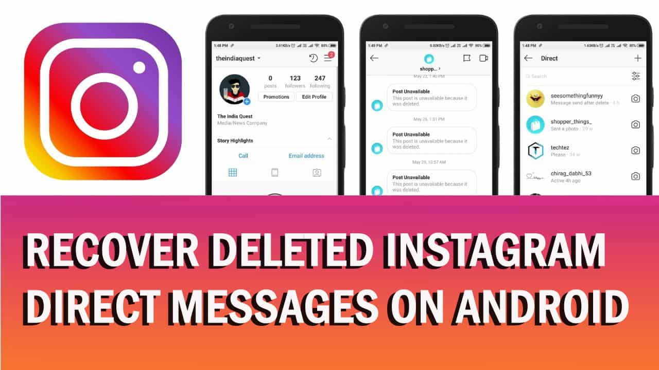How To Recovery Instagram Message And Chats 2022