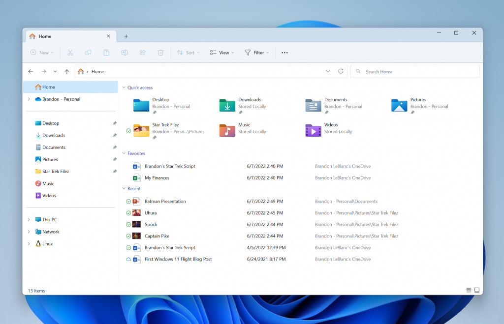 Windows 11 build 25136 Add tabs to File Explorer