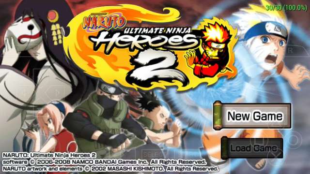 Naruto Ultimate Ninja Heroes 2 PPSSPP