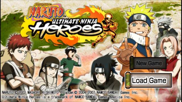 Naruto Ultimate Ninja Heroes PPSSPP