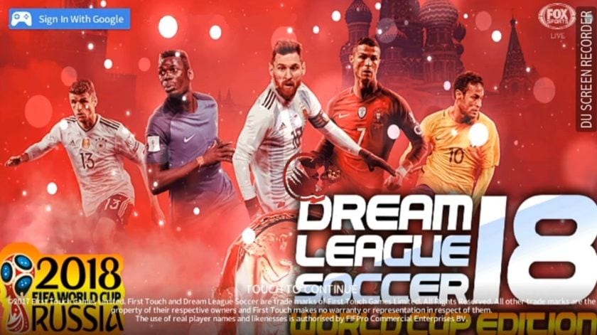 Dream League Soccer (DLS) – FIFA World Cup Russia 2018 Edition (APK+OBB Data)