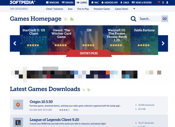 softpedia game - website to download pc games for free