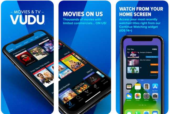 vudu - cinema movie apps