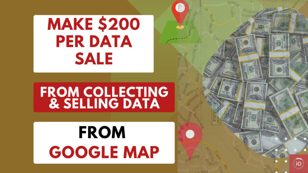Make Money from Google map