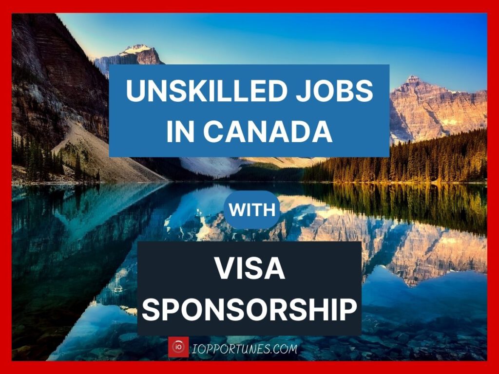Unskilled jobs in Canada